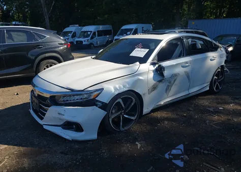 2021 Honda Accord Touring из США, поврежденный, VIN 1HGCV2F97MA025740